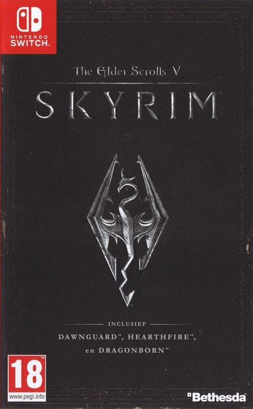 Elder Scrolls V: Skyrim box art for Nintendo Switch